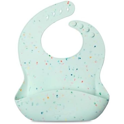Loulou Lollipop Soft, Waterproof Silicone Feeding Bib for Babies and Toddlers