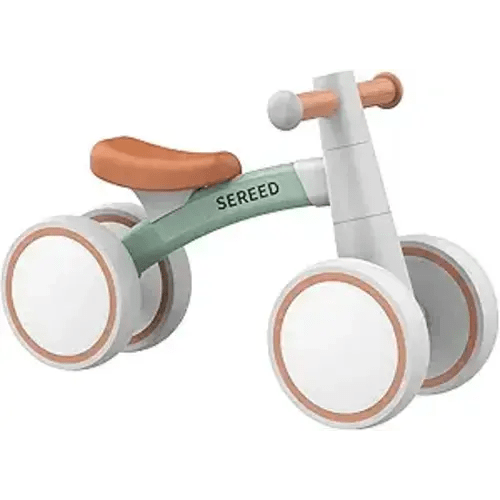 Baby Balance Bike for 1 Year Old Boys Girls 12-24 Month Toddler Balance Bike, 4 Wheels Toddler First Bike, First Birthday Gifts