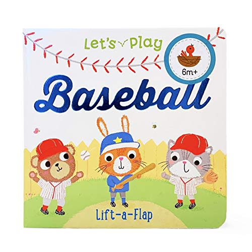 Let's Play Baseball! A Lift-a-Flap Board Book for Babies and Toddlers