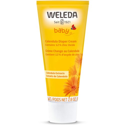 Weleda Baby Calendula Diaper Cream, 2.8 Fluid Ounce, Plant Rich Protection with Calendula, Chamomile, Sweet Almond Oil, Lanolin and Zinc Oxide - 2.8 Ounce (Pack of 1)