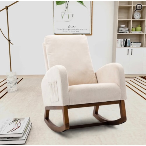 Nursery Fabric Rocking Chair