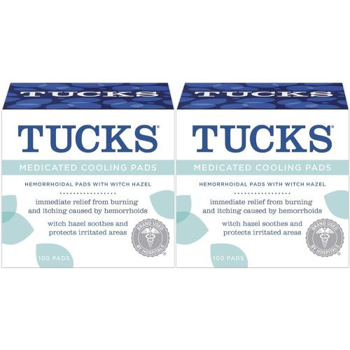 Tucks Md Cool Hemorrhoid Pad, 100 count (Pack of 2)