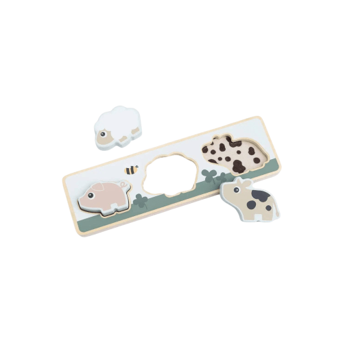 Farm Sensory Puzzle - Colorful details