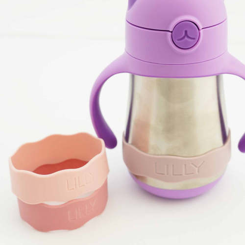 Personalized Silicone Bottle Labels | Girly