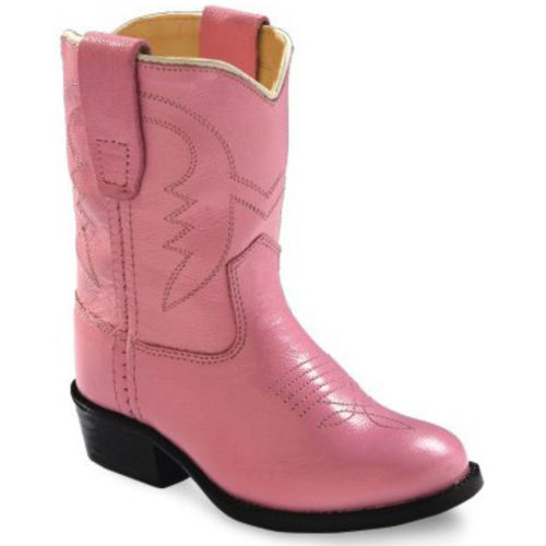 Pink Old West Toddler Girls' Western Boots - Round Toe