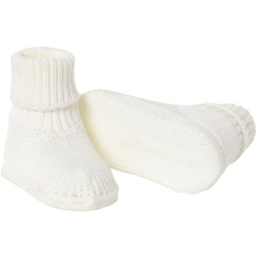 Baby Booties Newborn Babe First Walkers Non-Slip Stay On Boots Crib Shoes Sock Warm Knit Booties