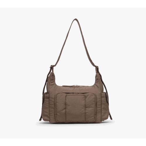 Crossbody Diaper Bag - HAZELNUT