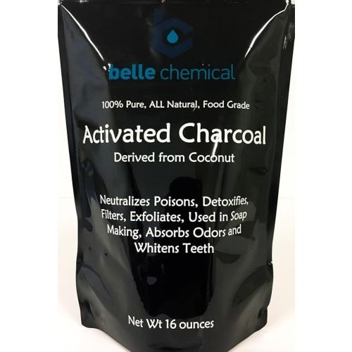 (1LB) Organic Coconut Activated Charcoal Powder - Food Grade, Kosher - Teeth Whitening, Facial Scrub, Soap Making (1 ounce to 5 pounds (1 pound)