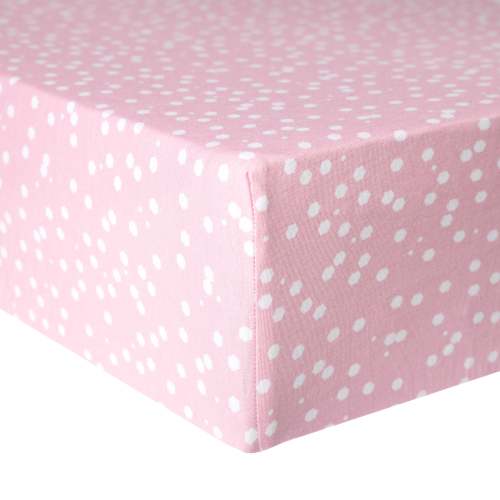 Premium Knit Fitted Crib Sheet - Lucy