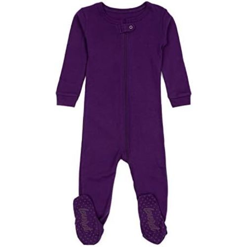 Leveret Kids Baby Boys Girls Footed Cotton Pajamas - Striped