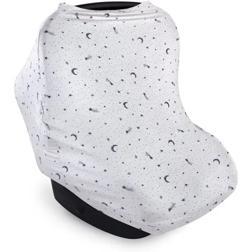 Yoga Sprout Multi Use Carseat Canopy, Moon, One Size