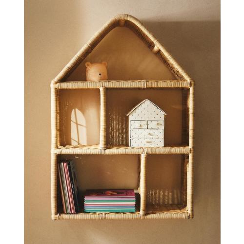 CHILDREN’S RATTAN HOUSE SHELVING UNIT | Zara Home United States of America
