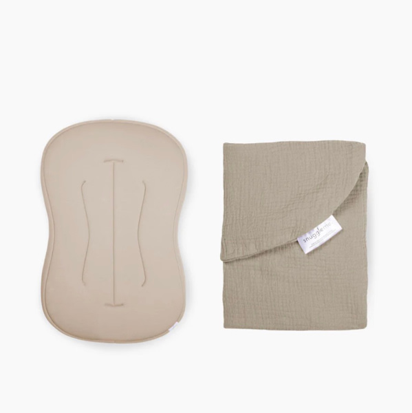 Lounger Curve + Muslin Cover Set | Birch