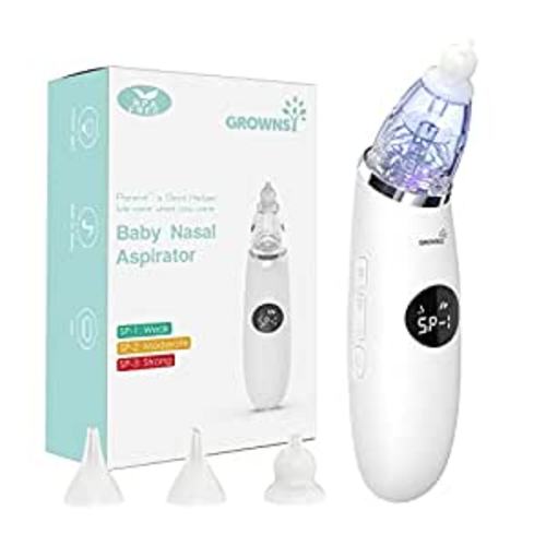 Amazon.com : Baby Nasal Aspirator | Baby Nose Sucker | Baby Nose Cleaner, Automatic Booger Sucker for Baby, Rechargeable, with Pause & Music & Light Soothing Function : Baby