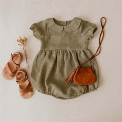 Ruffle Princess Linen Outfit | RYAN AND REMI