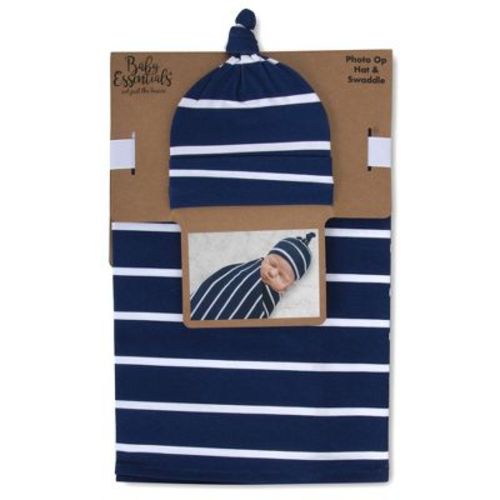 Baby Essentials Swaddle Blanket And Cap