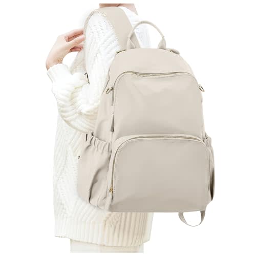 VENATIN Diaper backpack for mom,Pañaleras para bebe, Baby changing bag, Large capacity waterproof with stroller strap, Multifunction travel Backpack, Beige