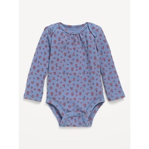 Printed Long-Sleeve Ribbed Bodysuit for Baby | Old Navy