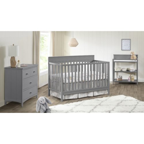 Harper 4 in 1 Convertible Baby Crib, Greenguard Gold Certified
