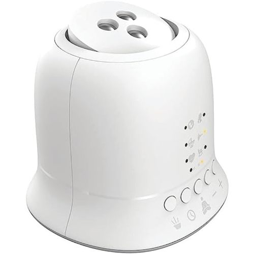 Homedics Sound Machine and Projector with 6 Soothing Sleep Sounds for Your Baby and Kids and Tilt Projector with 9 Images to Help Your Kids Fall Asleep