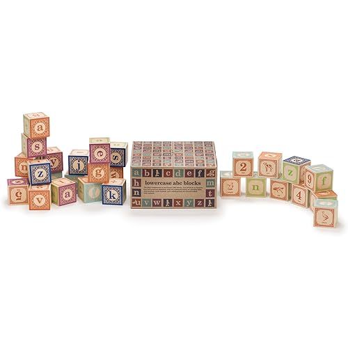Uncle Goose Classic Lowercase ABC Blocks - Made in The USA