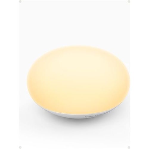 EASZZZ Baby Night Light, Nursery Night Lamp for Breastfeeding, Soft BPA Free Silicone Touch Night Lamp, Eye Caring, Easy Flip Design, Stepless Dimming, 1-Pack
