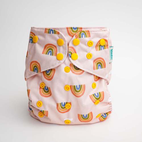 Space and Sky: Essentials Pocket Cloth Diaper with Athletic Wicking Jersey, Grows with your Baby