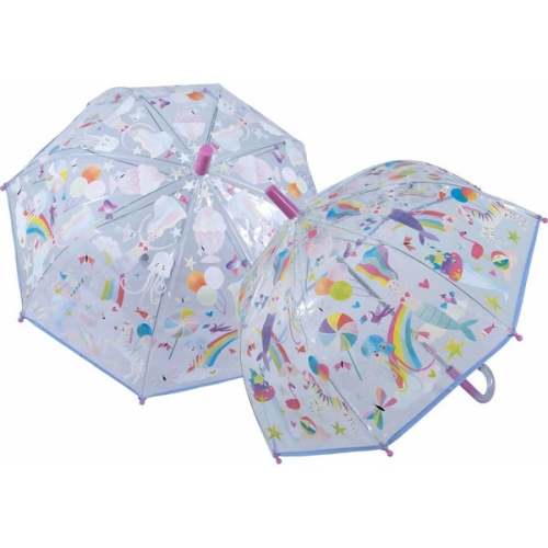 Fantasy Transparent Colour Changing Umbrella - Floss & Rock | Maisonette