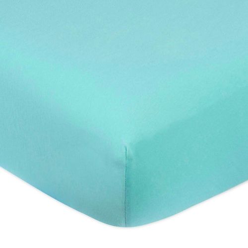 Marmalade™ Cotton Jersey Knit Fitted Crib Sheet in Aqua