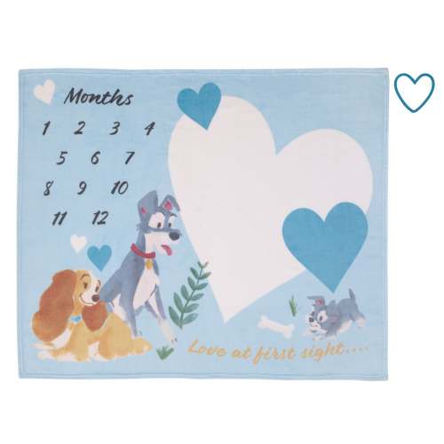 Disney Lady & the Tramp Blue, White, and Gold Love At First Sight Supe – NoJo Baby
