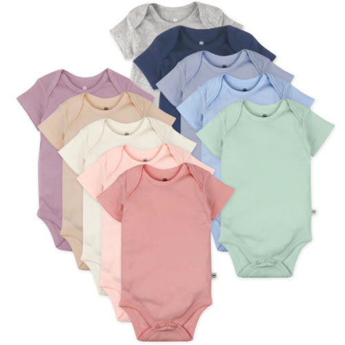10-Pack Organic Cotton Short Sleeve Bodysuits | Honest Baby Clothing