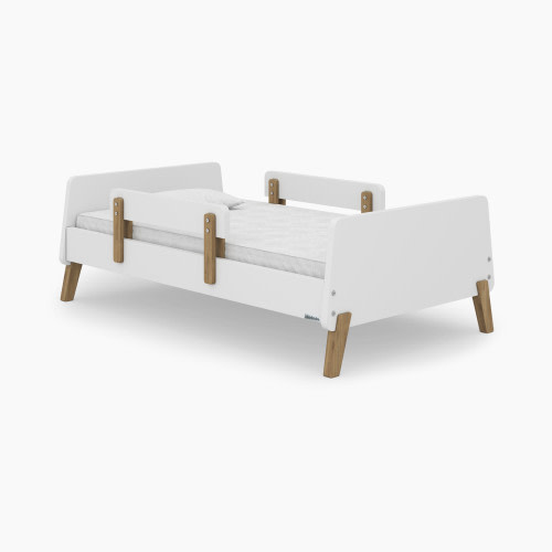 dadada Muse Toddler Bed - White/Natural