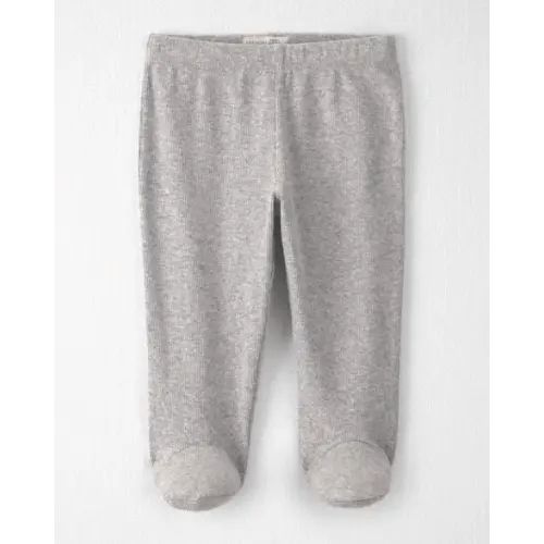 Baby Boy Organic Cotton Rib Footed Pants - Little Planet | Carter's