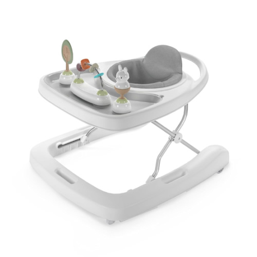 Ingenuity Step & Sprout 3-in-1 Foldable Baby Activity Walker with Removable Toys Ages 6 Months +, First Forest