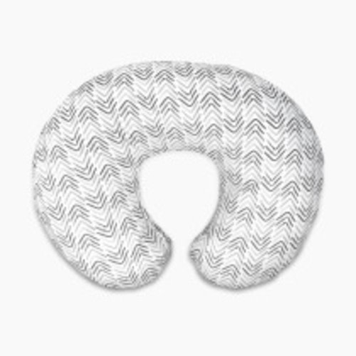 Boppy Original Support Nursing Pillow - Gray Cable Stiches