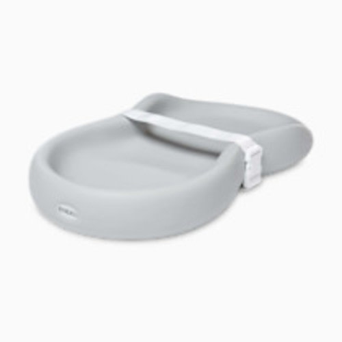 Keekaroo Peanut Changer Grey – The Original Made in USA Easy-to-Clean Changing pad and The only Shell Over Foam, Fully Water Repellant