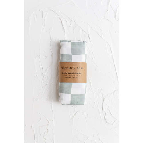 Swaddle - Checkered Sage