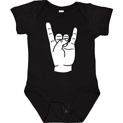 inktastic Rocker Horns Baby Bodysuit