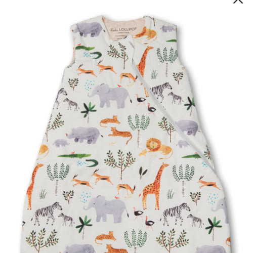 TENCEL™ Sleep Bag 1.0 TOG - Safari Jungle – LOULOU LOLLIPOP US