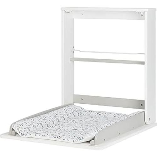 Plouf Wall Mounted Changing Table with Changing Mat