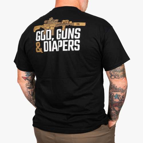 God, Guns & Diapers T-shirt