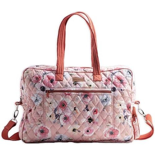 Maison d' Hermine Weekender Bags for Women Cotton Quilted Duffel Overnight Luggage Weekend Bag for Men Gym Gifts Travel