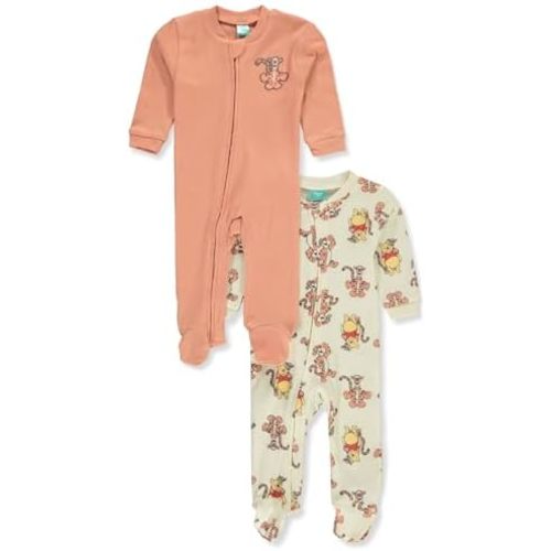 Disney Winnie The Pooh Baby Boys' 2-Pack Coveralls