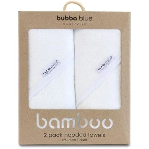 Bubba Blue 2 PK Bamboo Hooded Towels