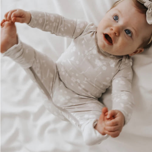 Convertible Pajama - Magnolia 3-6mo