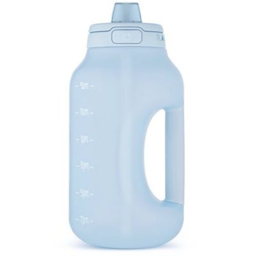 Ello Hydra 64oz Half Gallon Plastic Jug with Straw - Blue: Water Bottle, Dishwasher-Safe, Cold Beverages