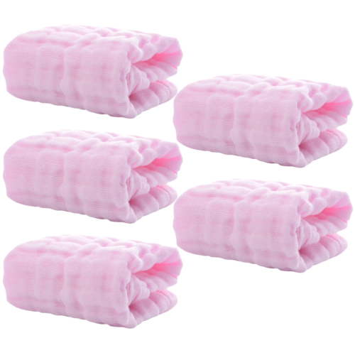 5 Pcs Towel Towels for Kids Baby Girl Washcloths Newborn Muslin Essentials Foam Cotton Bib Bath