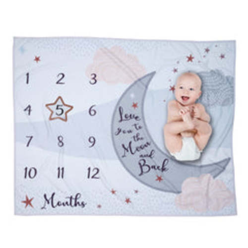 Goodnight Moon Milestone Baby Blanket