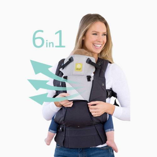 lillebaby Complete All Seasons 6-in-1 Baby Carrier - Charcoal/Silver
