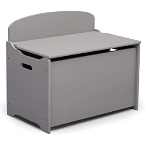 Delta Children MySize Deluxe Toy Box, Grey